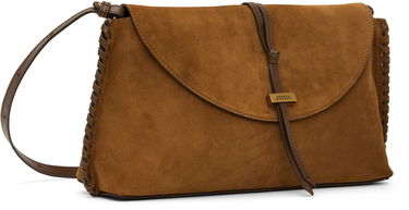 Дамска чанта ISABEL MARANT Isabel Marant Silao Suede Clutch Кафяво | PO0044FB-C1C12M, 1