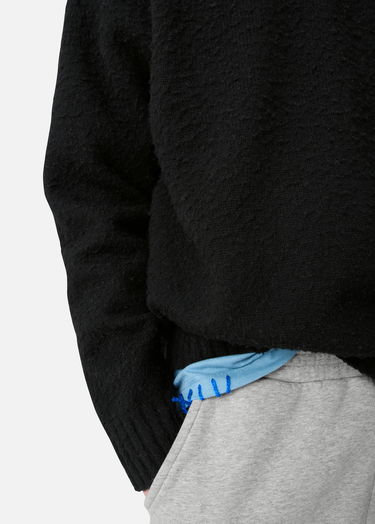 Пуловер AXEL ARIGATO Miles Knitted Crewneck Sweater Черно | A3412001, 7