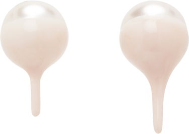 Обеци Ottolinger Dipped Pearl Stud Earrings Розово | 125-902525-02, 0