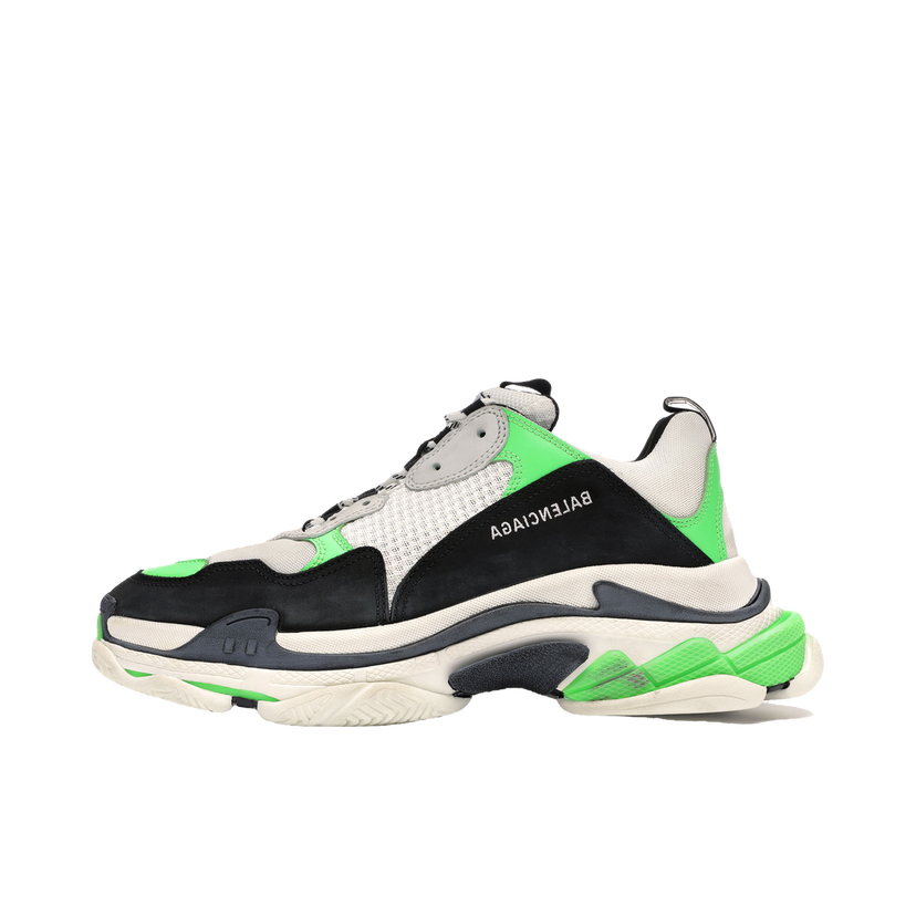 Кецове и обувки Balenciaga Triple S Green Black Черно | 536737W09O69063