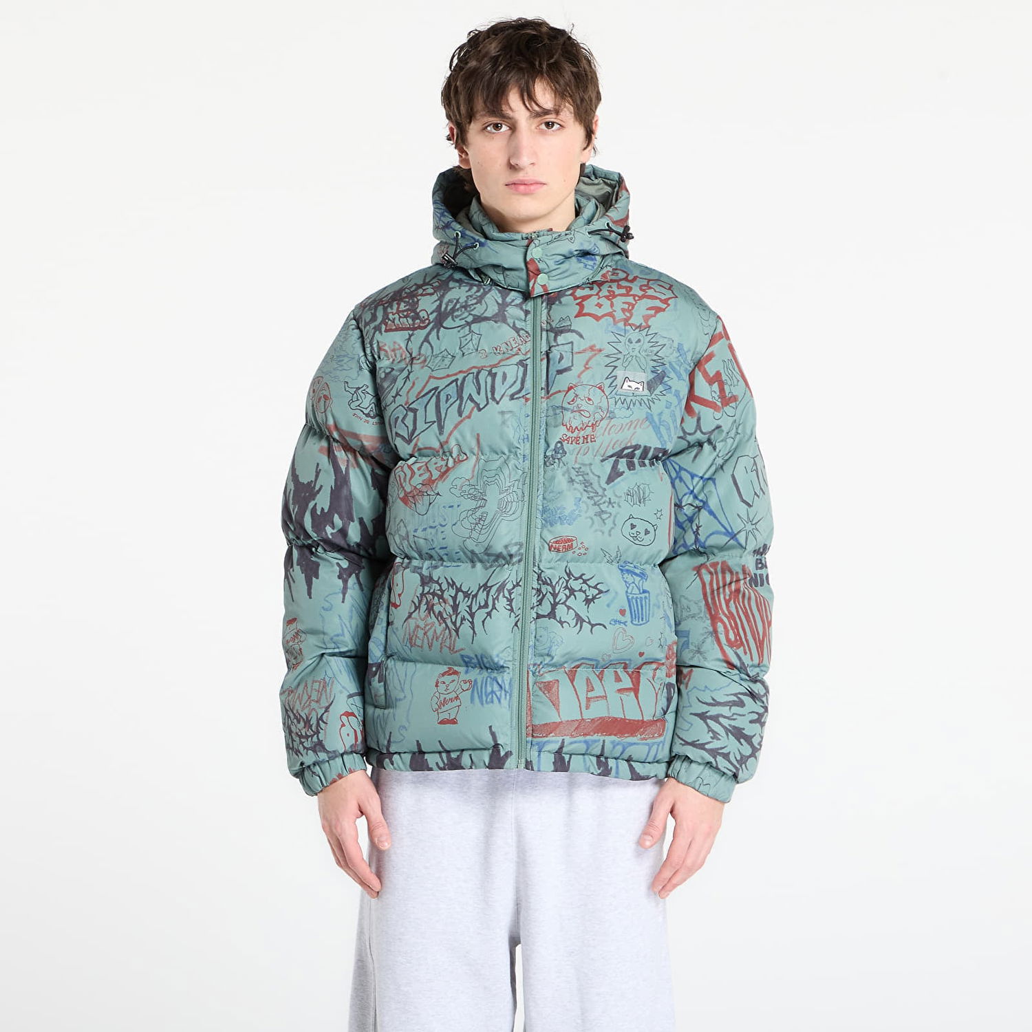 Пухо яке RIPNDIP Marker Puffer Jacket Многоцветен | RNDHOL25100, 0