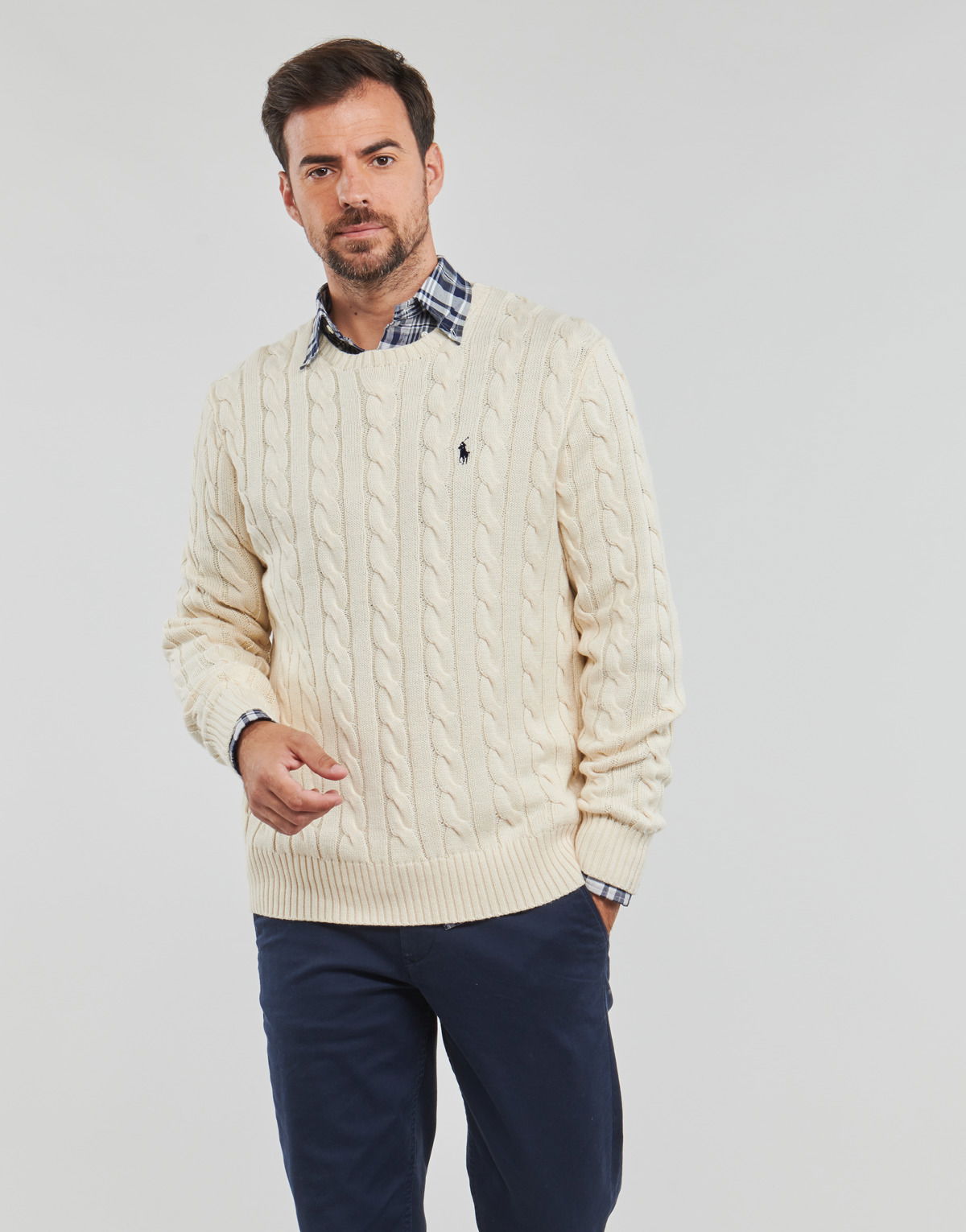 Пуловер Polo by Ralph Lauren Sweater Бежово | 710775885024, 1