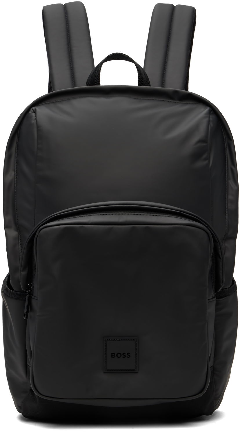 Раница BOSS Coated Canvas Logo Backpack by BOSS Черно | 50548160