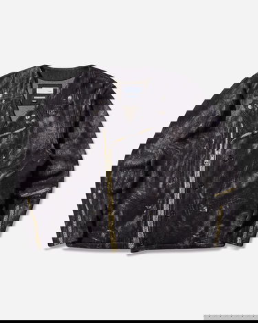 Пуловер Neighborhood TOLQ Riders Pattern Cardigan Черно | 252TLTQN-KNM01 BLACK, 1