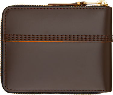 Портфейл Comme des Garçons COMME des GARÇONS Triple Stitch Zip Wallet Кафяво | SA7100TS, 1