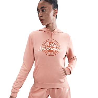 Суитчър Nike Sportswear Club Fleece Pullover Hoodie Розово | IH8496-688, 0
