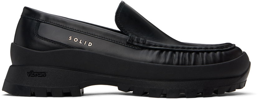 Облекло Solid Homme Solid Homme Leather Loafers Черно | S243SU01