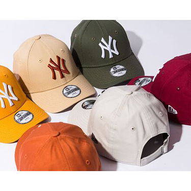 Шапка с козирка New Era Kids 9FORTY MLB League Essential New York Yankees Baseball Cap (52-54 cm) Бежово | 12745557, 3
