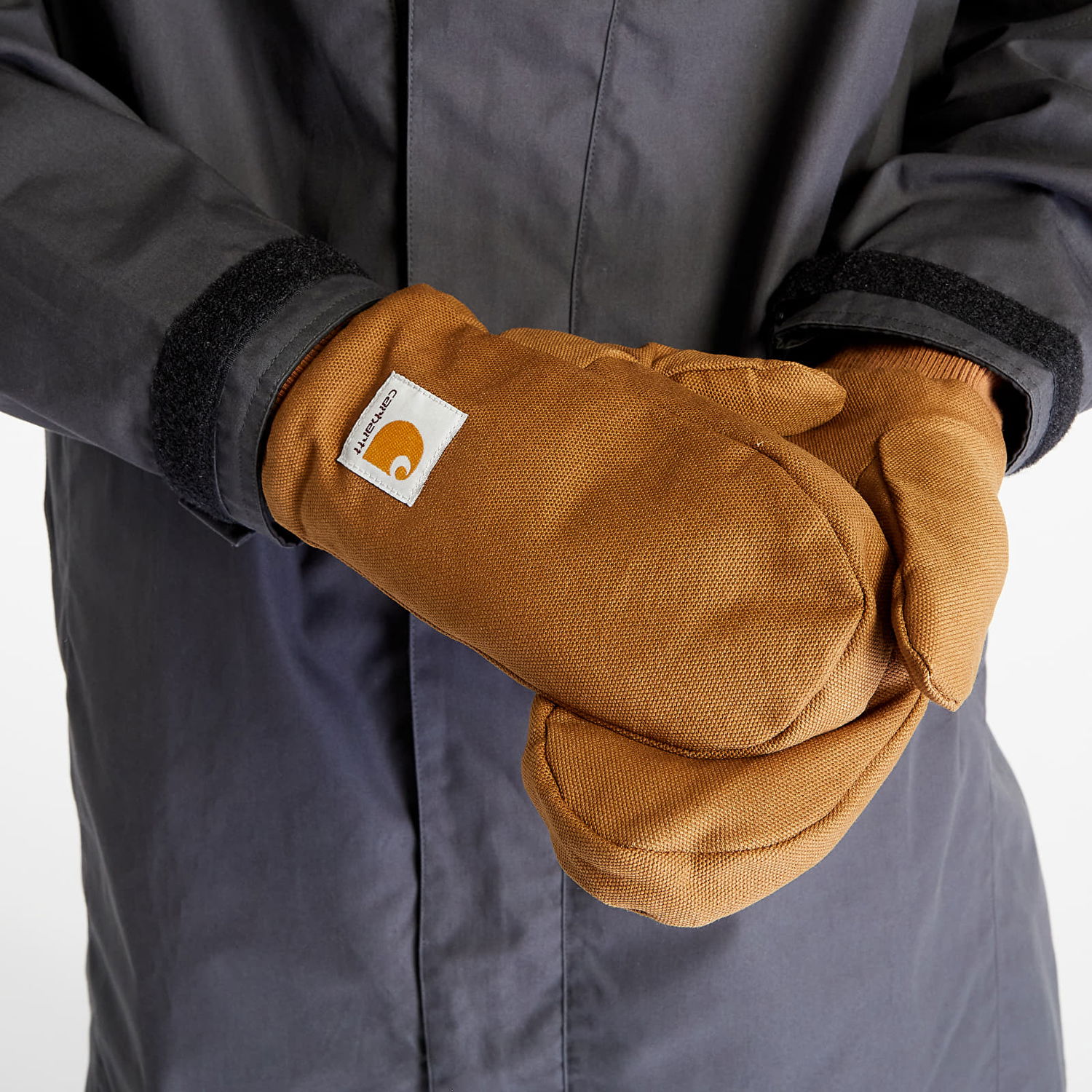 Ръкавици Carhartt WIP Carston Mitten Hamilton Brown Кафяво | I030899_HZ_XX, 1