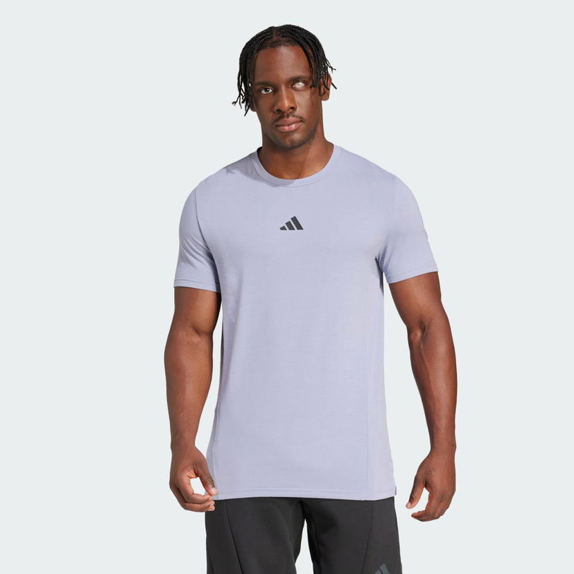 Тениска adidas Performance Designed for Training Workout T-Shirt Лилаво | JI5772