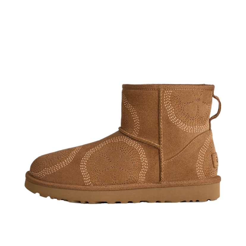 Кецове и обувки UGG Classic Mini Fleur Кафяво | 1180010-CHE