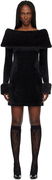 Anna Sui Stretch Velour Minidress