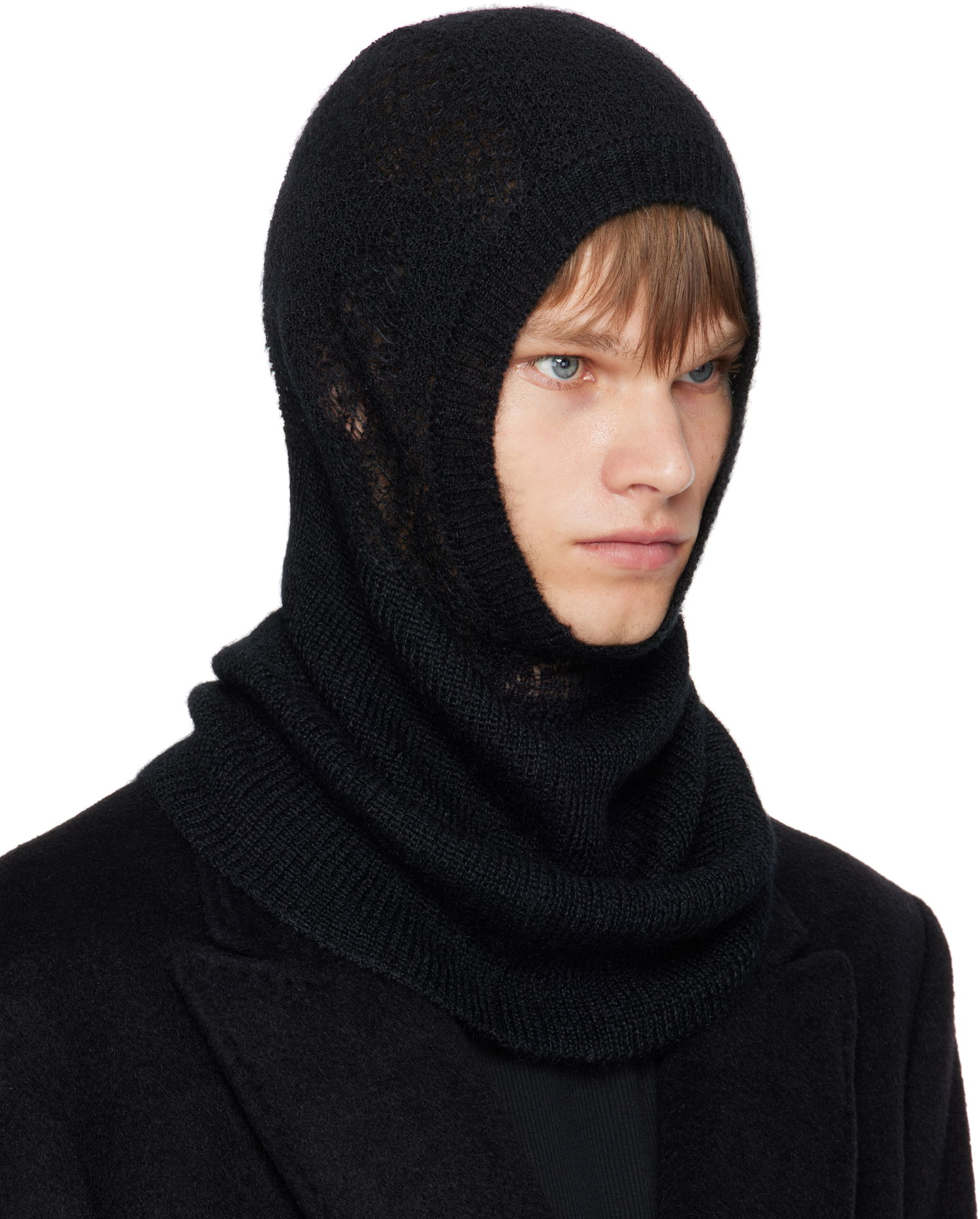 Шапка Ann Demeulemeester Ann Demeulemeester Knit Balaclava Черно | B0013191-KN070-099, 1