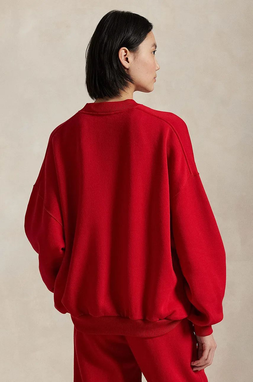 Суитчър Polo by Ralph Lauren Red Relaxed Fit Sweatshirt Червено | 211961273, 1