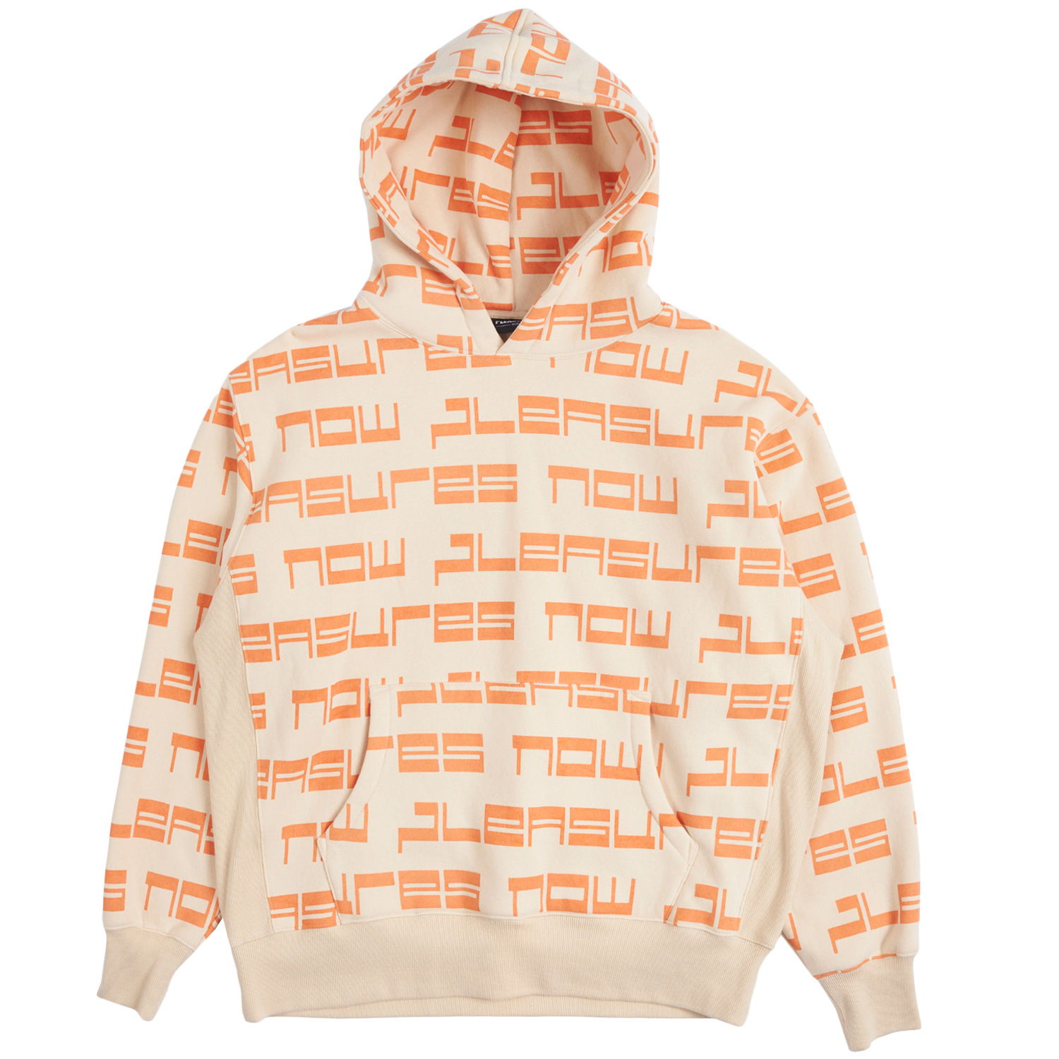 Суитчър Pleasures Tier Hoodie Ivory Оранжево
 | P23SP022-IVORY, 1
