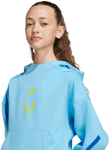 Суитчър adidas Performance MESSI ZNE Hoodie Синьо | KB2136, 2