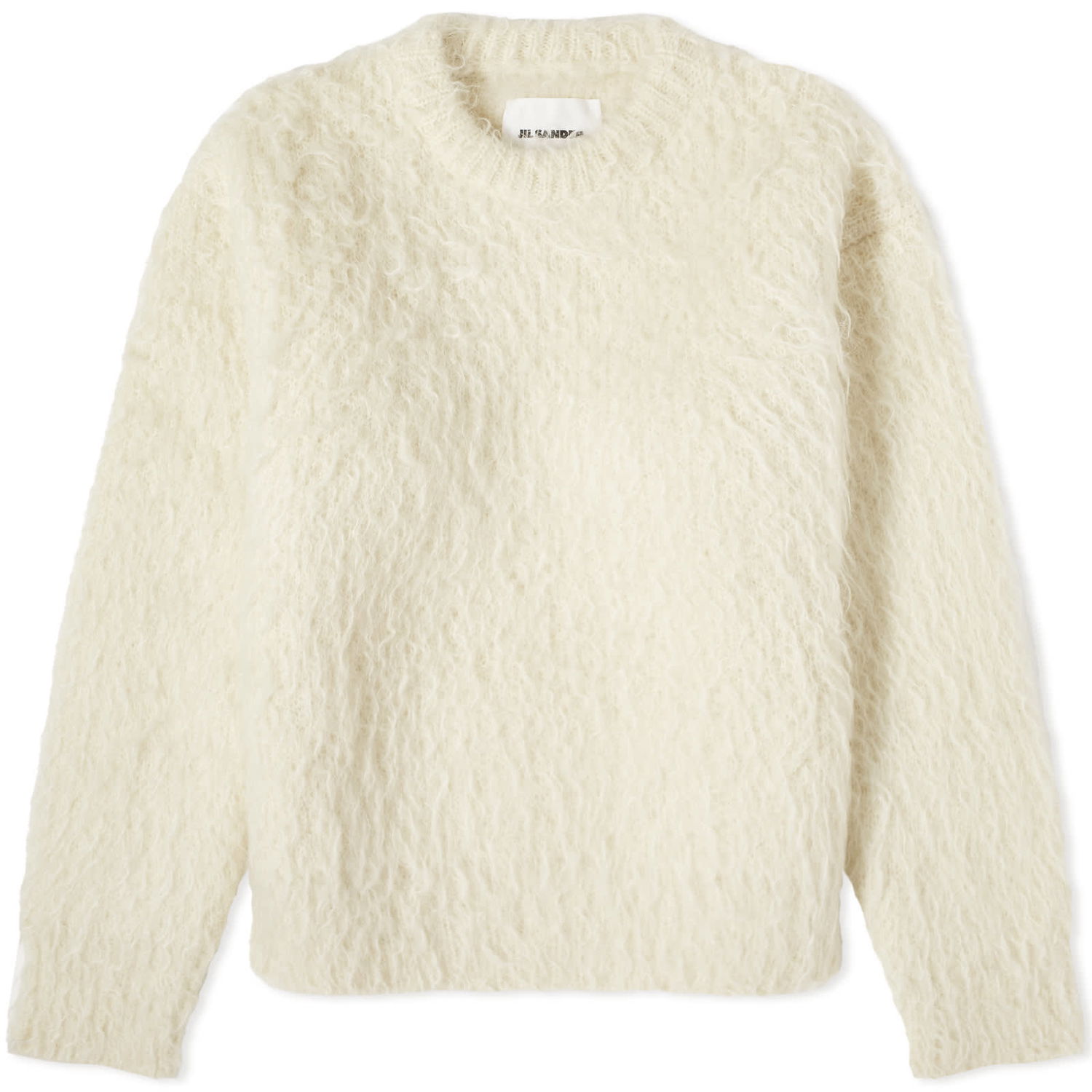 Пуловер Jil Sander Mohair Crewneck Бежово | J21GP0113-J14672-106, 0