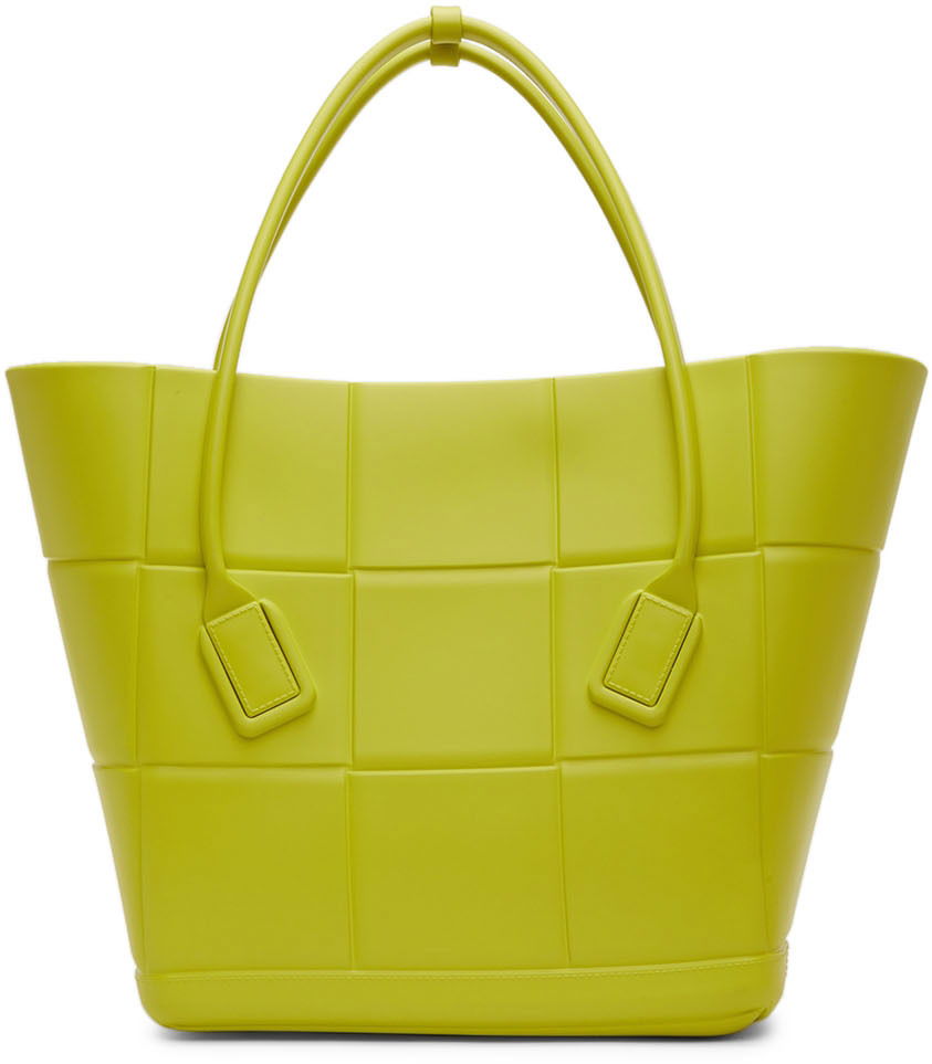 Голяма пазарска чанта Bottega Veneta Medium Arco Tote Bag Зелено | 690689 V14I0, 0