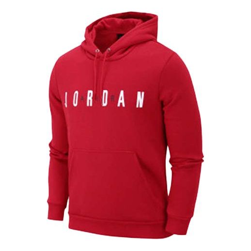 Суитчър Jordan Air Jordan Logo Fleece Hoodie Червено | CJ9666-687, 0
