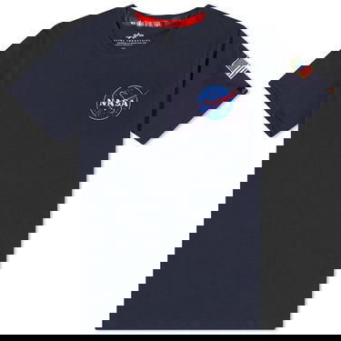 Тениска Alpha Industries Space Shuttle Tee Тъмно синьо | 176507-07, 0