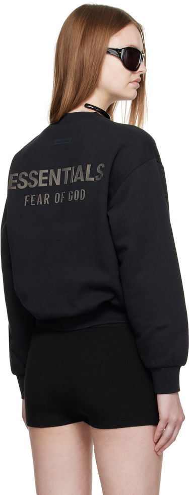 Суитчър Fear of God Fear of God ESSENTIALS Classic Fit Crewneck Sweatshirt Черно | 192SP255550FW, 2