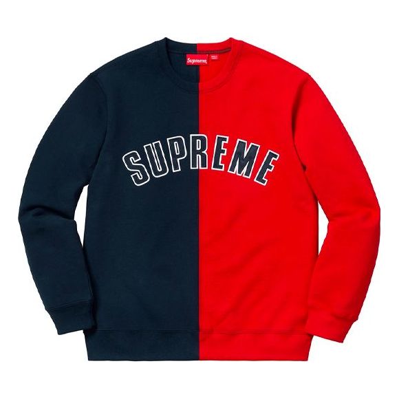 Пуловер Supreme Supreme FW18 Split Crewneck Sweatshirt Многоцветен | SUP-FW18-130