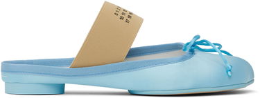 Кецове и обувки Maison Margiela MM6 Maison Margiela Satin Ballerina Mules Синьо | S59WX0074 P5560, 0