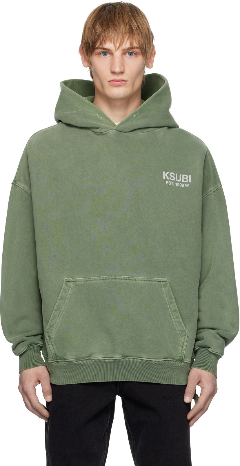 Суитчър Ksubi State Ekcess Hoodie Зелено | MPS25FL001