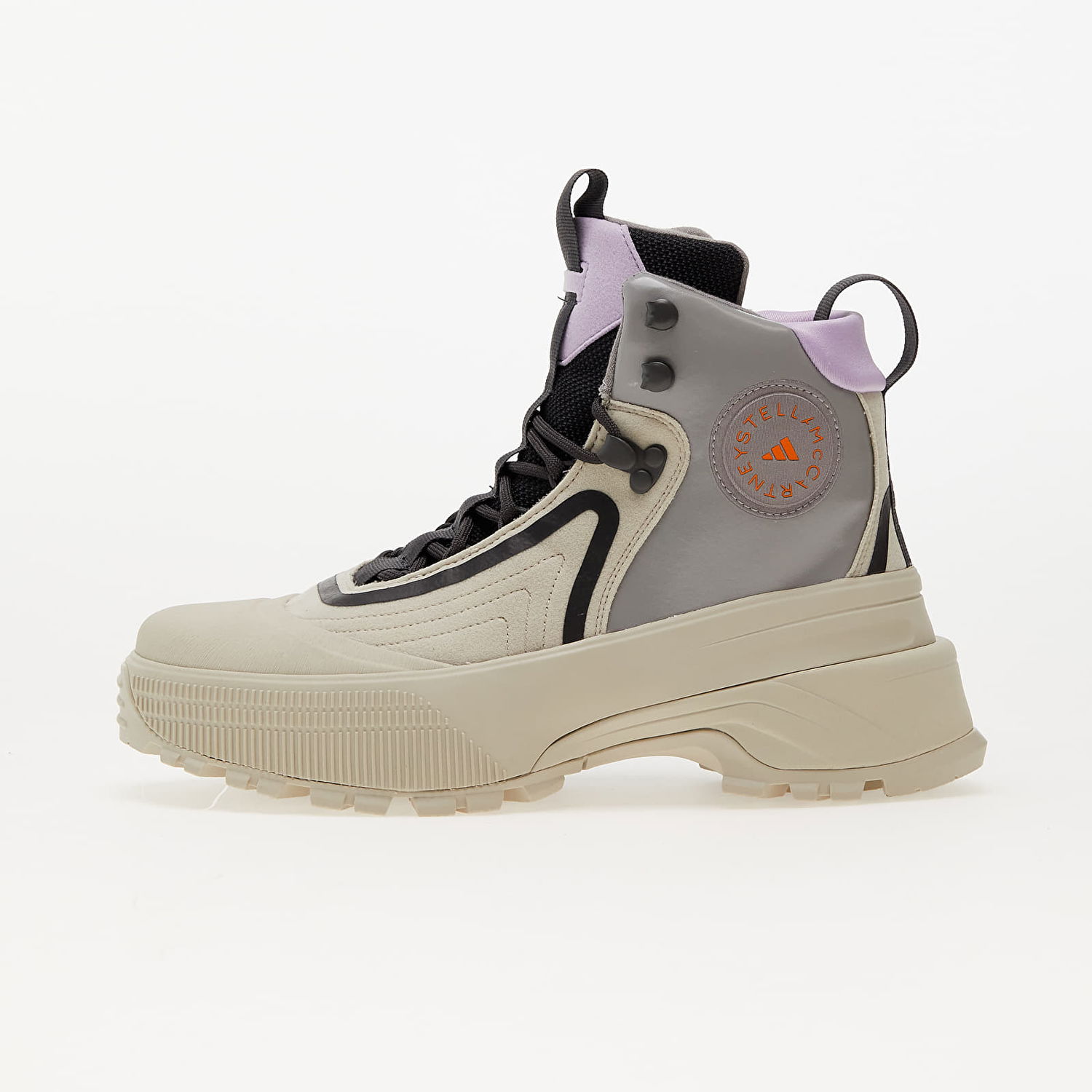 Кецове и обувки adidas Performance x by Stella McCartney X Terrex Hiking Boots "Gobi/ Utility Black/ Purglo" Сиво | IE1534, 0