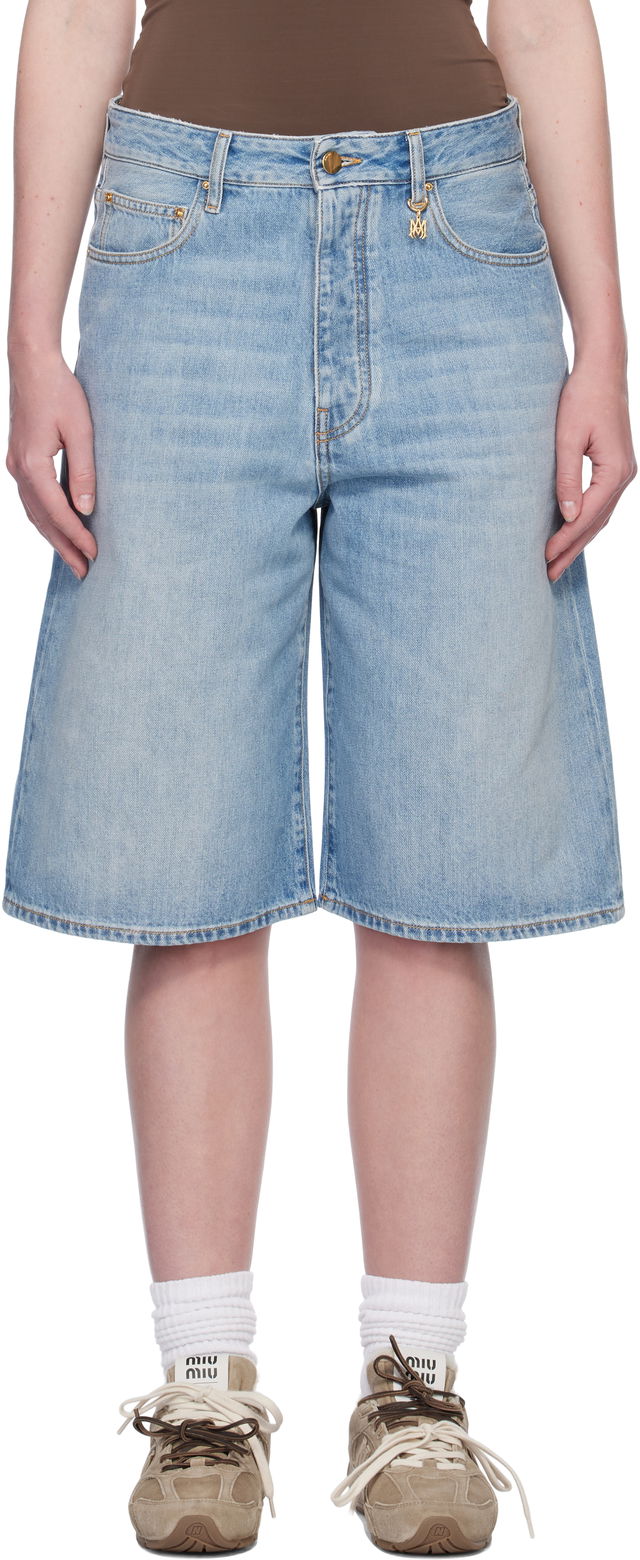 AMIRI Faded Denim Shorts