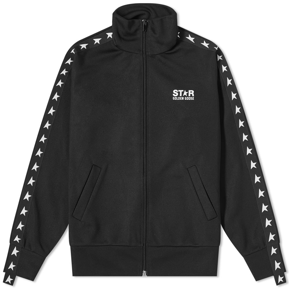 Ветровка Golden Goose Star Zip Track Jacket Черно | GWP00875-P000520-80203, 0
