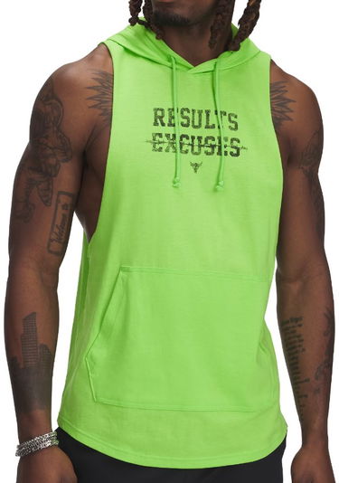 Потник Under Armour Project Rock Wire Sleeveless Hoodie Зелено | 1389986-362, 0