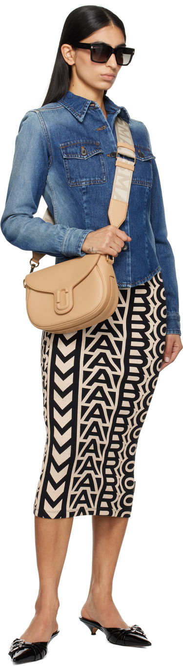 Чанта през рамо Marc Jacobs Marc Jacobs 'The Covered J Marc' Large Saddle Bag Бежово | 2S3HMS002H03, 3
