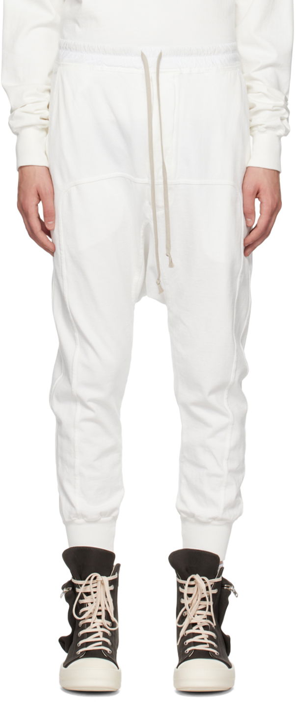 Спортни панталони Rick Owens DRKSHDW  Drawstring Бяло | DU01C6395 RIG, 0