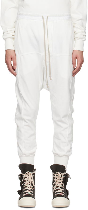 Спортни панталони Rick Owens DRKSHDW  Drawstring Бяло | DU01C6395 RIG, 0