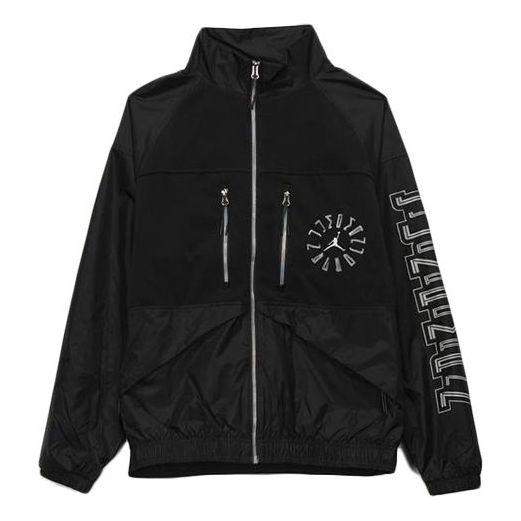 Ветровка Jordan Jordan Printing Casual Training Lightweight Jacket Черно | DD0388-010