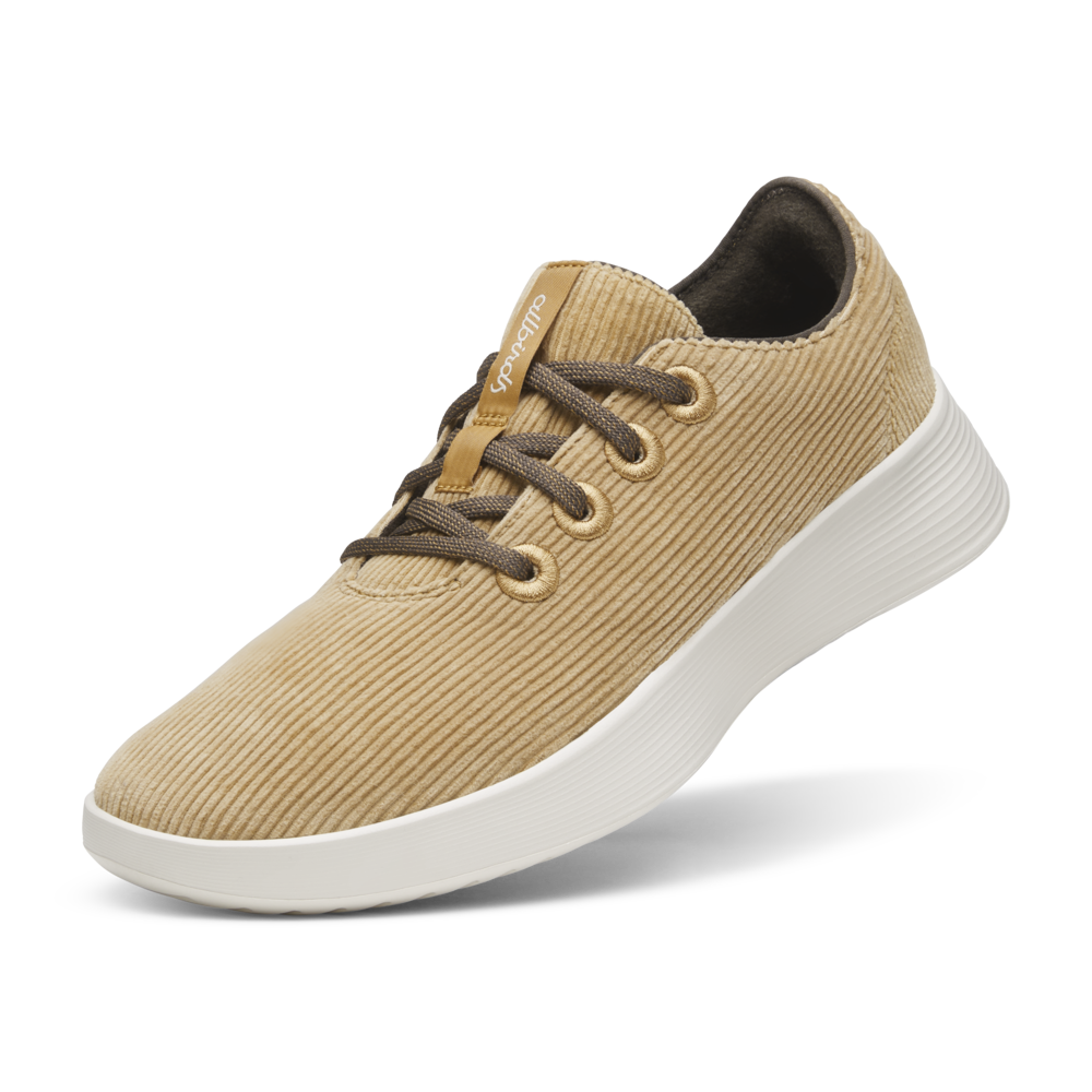 Кецове и обувки Allbirds Runner Go Corduroy Бежово | A11230M, 0