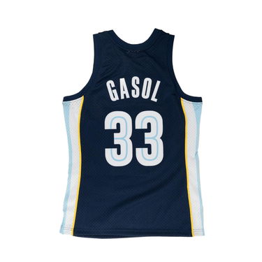 Фланелка Mitchell & Ness NBA Grizzlies 2008 Marc Gasol Hardwood Classics Basketball Jersey Тъмно синьо | SMJY7099-MGR08MGSNAVY, 2