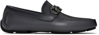 Кецове и обувки FERRAGAMO Salvatore Ferragamo Gancini Ornament Driver Loafers Сиво | 778797, 0