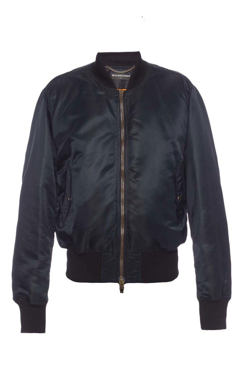 Яке бомбър Balenciaga Paris Bomber Jacket Черно | 486234 TWD13 1000