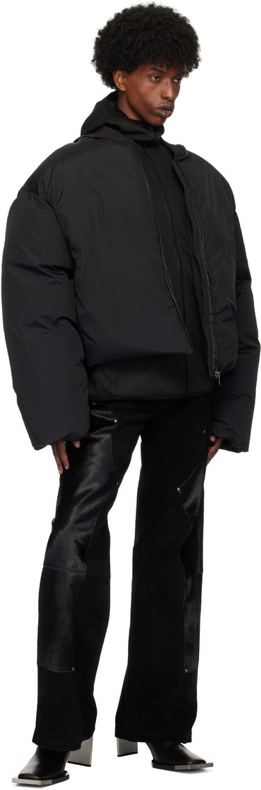 Панталони HELIOT EMIL Carpenter Suede Pants Черно | AW24_W_10_176_BLK01, 3