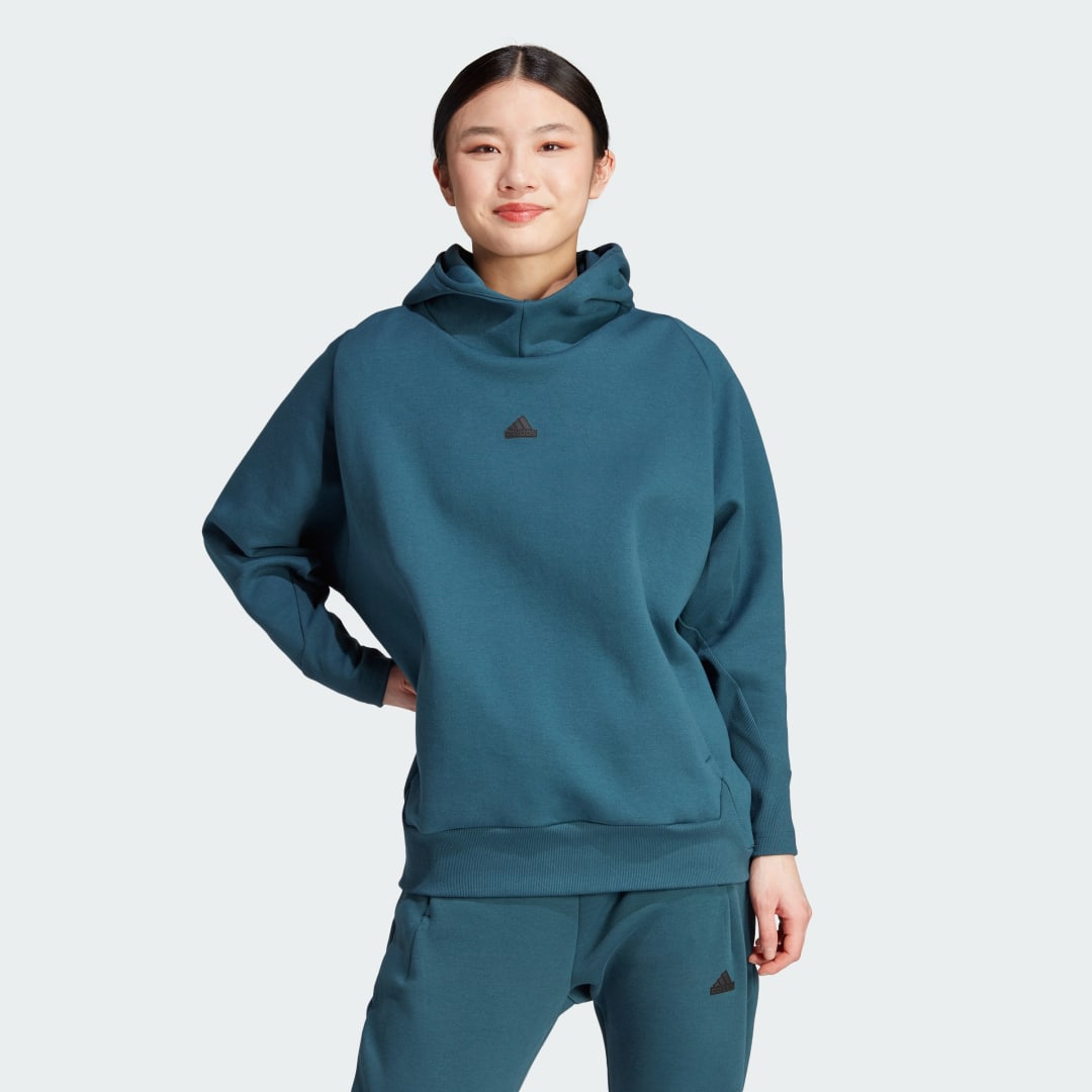 Суитчър adidas Originals adidas Z.N.E. Overhead Тъмно синьо | IN5121, 1