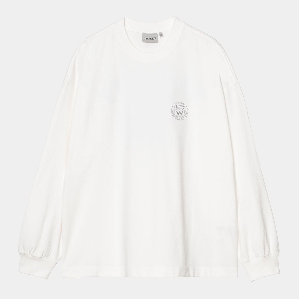 Тениска Carhartt WIP Long Sleeve World Class T-Shirt Бяло | I035435_9, 0