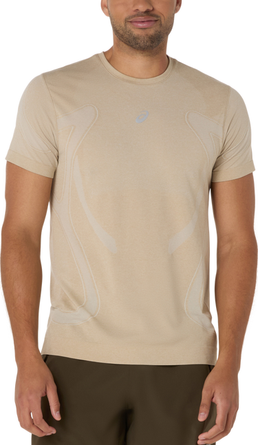 Тениска Asics Asics Road Seamless Short Sleeve T-Shirt Бежово | 2011d355-100, 0