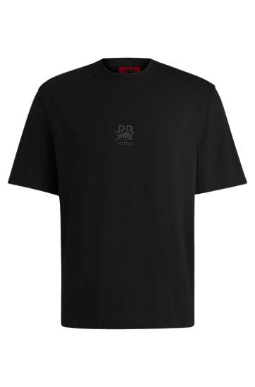 HUGO x RB Cotton-Jersey T-Shirt with Stealth Logo