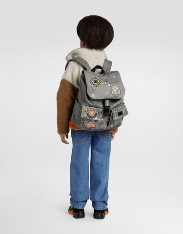 Раница Dolce & Gabbana Dolce & Gabbana Printed Canvas Backpack Сиво | EM0120AY219HH5RJ, 1