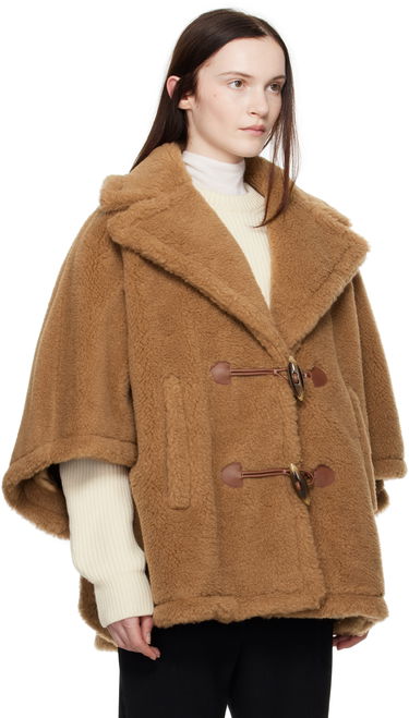 Палта Max Mara Max Mara George Teddy Cape Кафяво | 2424736052600 MM10739, 1