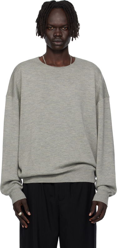 Пуловер Fear of God Fear of God ESSENTIALS Long Sleeve Crewneck Sweater Сиво | 192SP256495F, 0