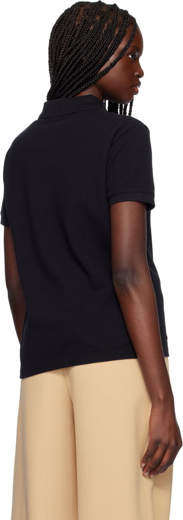 Поло тениска MAISON KITSUNÉ Maison Kitsuné Baby Fox Patch Regular Polo Черно | OW00207KJ7010, 2