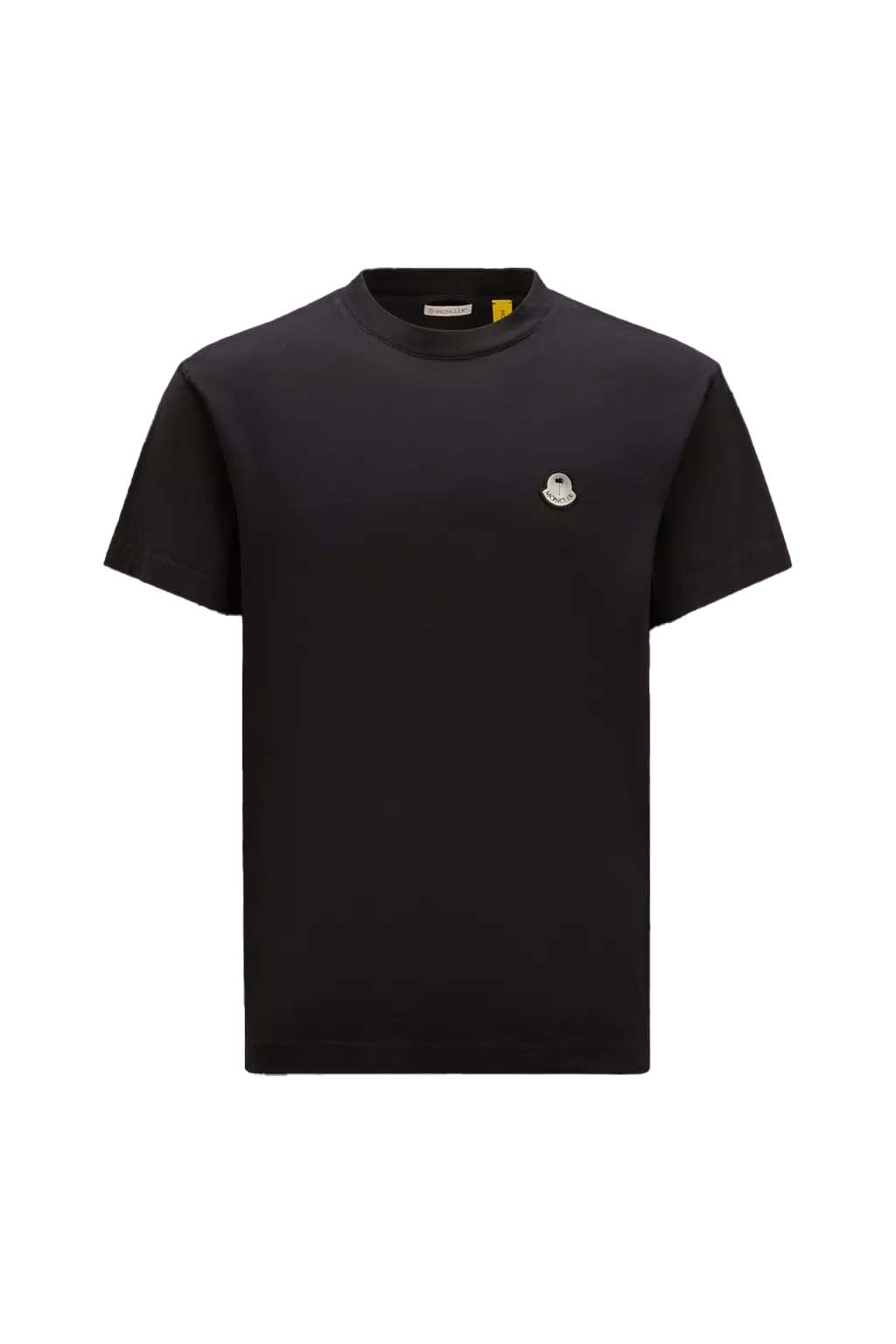 Тениска Moncler Palm Angels x Logo Patch T-Shirt Черно | I209L8C00003M3568999 & PMAA099T24JER0011000, 0
